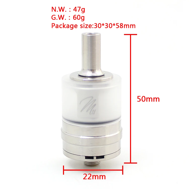 New SXK style Monarch J3S RTA Rebuildable tank atomizer with 22mm diameter 316ss 2.5 ml capacity Adjustable airflow VS Dvarw MTL 
New SXK style Monarch J3S RTA Rebuildable tank atomizer with 22mm diameter 316ss 2.5 ml capacity Adjustable airflow VS Dvarw MTL