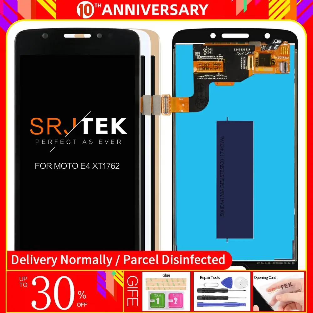 100% Tested LCD Display For Motorola Moto E4 XT1766 XT1763 XT1762 XT1772 touch screen Digitizer Sensor Assembly
100% Tested LCD Display For Motorola Moto E4 XT1766 XT1763 XT1762 XT1772 touch screen Digitizer Sensor Assembly