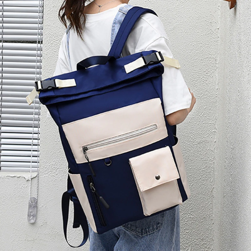 Fashion Oxford Waterproof Women Backpack Brand Travel Bag 1pc Large Capacity Laptop Bag Fashion Patchwork Female Backpack Solid
Fashion Oxford Waterproof Women Backpack Brand Travel Bag 1pc Large Capacity Laptop Bag Fashion Patchwork Female Backpack Solid