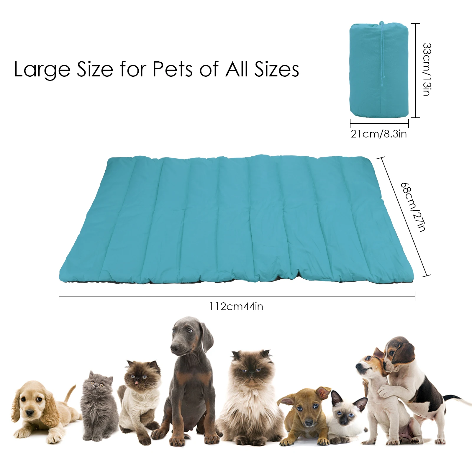 Large Dog Sleeping Mat Pet Bed Waterproof Folding Washable Mat for Home Outdoor Travel
Large Dog Sleeping Mat Pet Bed Waterproof Folding Washable Mat for Home Outdoor Travel