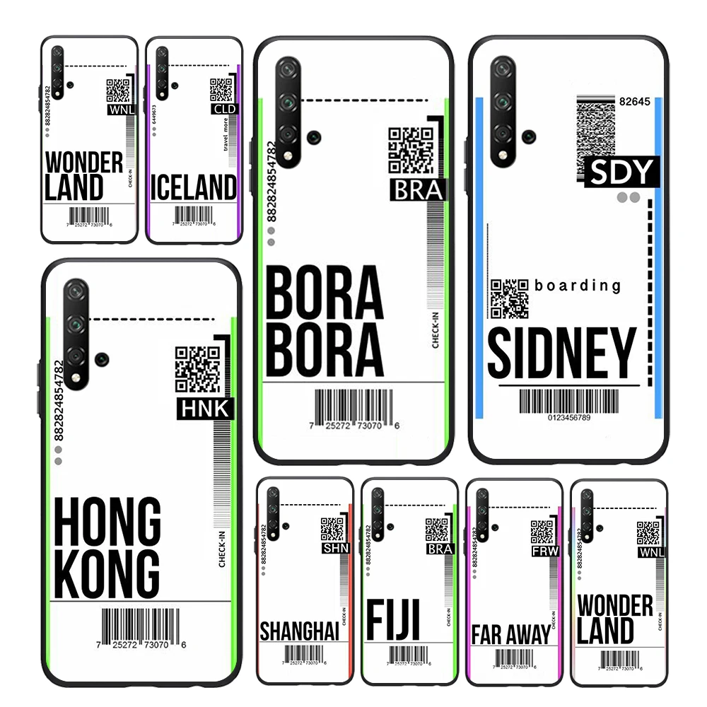 Air ticket cute first class For Honor Magic 3 View 20 10X 10i 10 X10 9N 9X 9C 9A 9S 9 V9 Lite Pro Plus 5G Black Phone Case Capa
Air ticket cute first class For Honor Magic 3 View 20 10X 10i 10 X10 9N 9X 9C 9A 9S 9 V9 Lite Pro Plus 5G Black Phone Case Capa