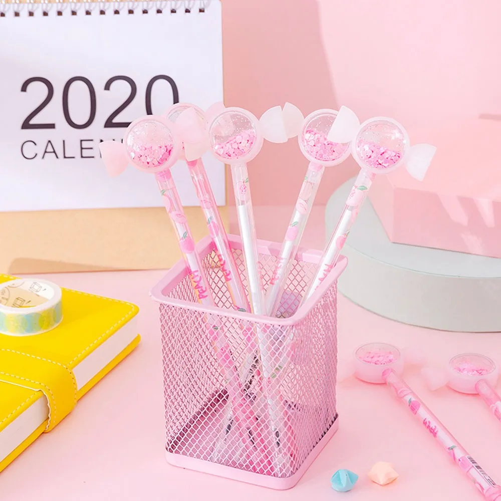 1Pcs Kawaii Dazzle Color Candy Neutral Gel Pen 0.38mm Black Ink Cartoon Cartoon Couple Charcoal Wrting Tool School Supplies
1Pcs Kawaii Dazzle Color Candy Neutral Gel Pen 0.38mm Black Ink Cartoon Cartoon Couple Charcoal Wrting Tool School Supplies