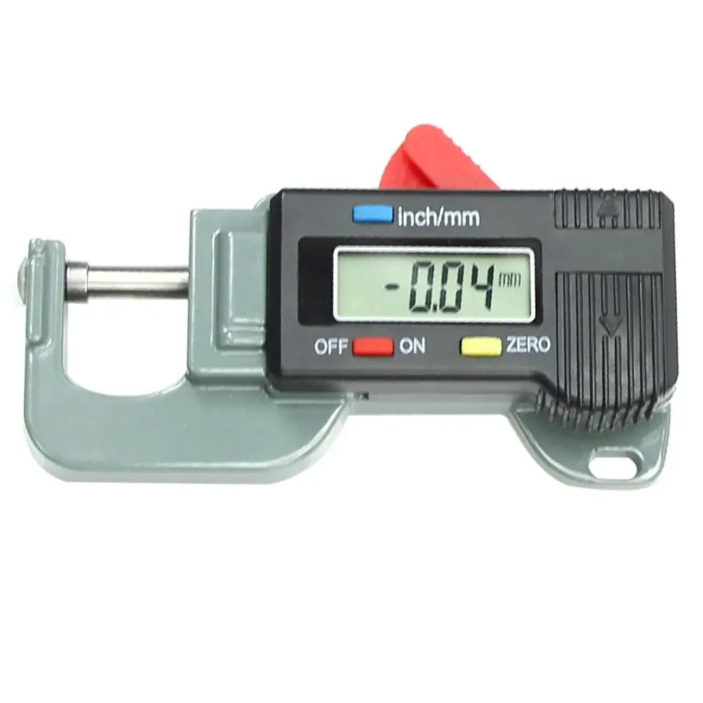 Portable Precise Digital Thickness Gauge Meter Tester Micrometer 0 to 12.7mm
Portable Precise Digital Thickness Gauge Meter Tester Micrometer 0 to 12.7mm