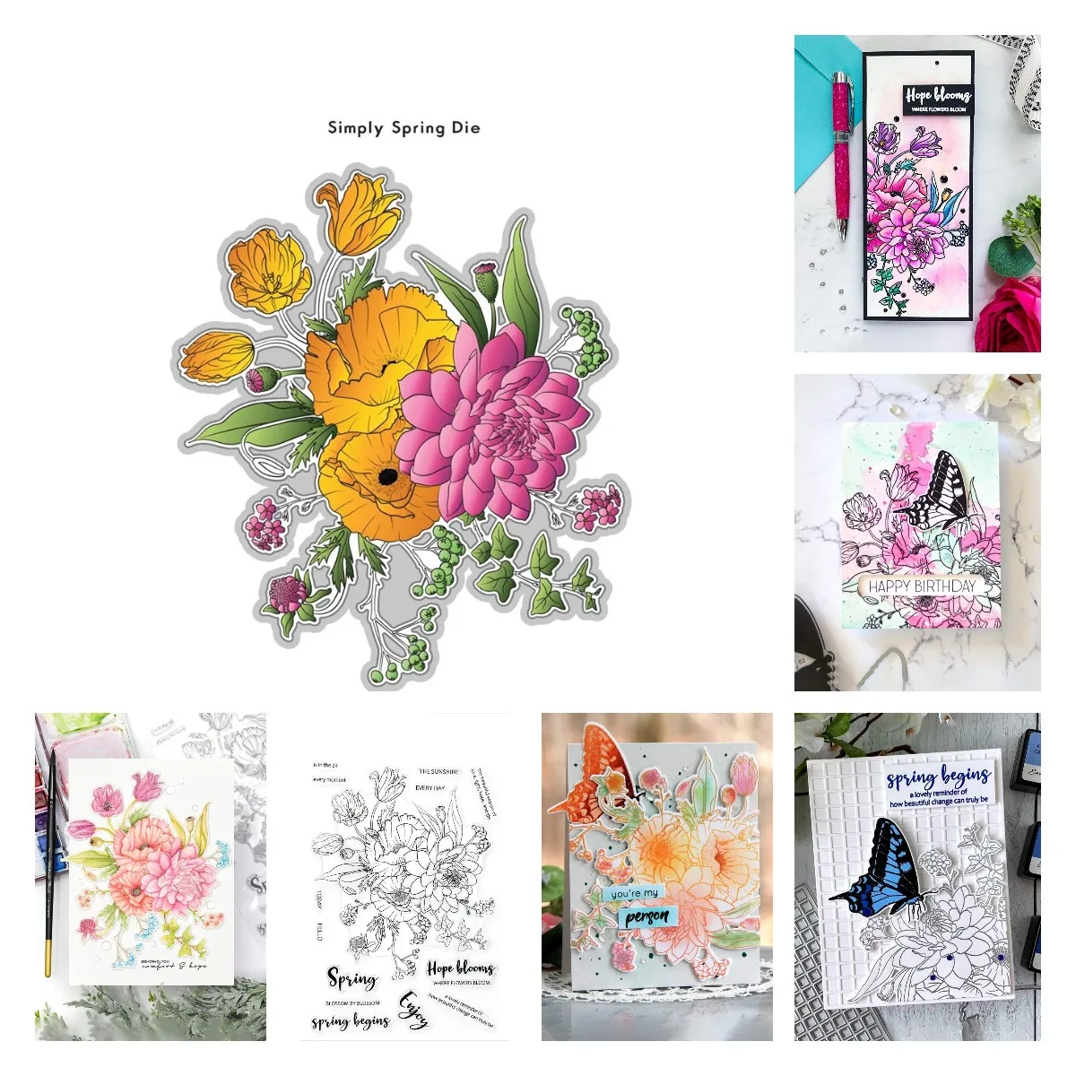 Simpily Spring Die Flower Metal Cutting Dice And Stamps Stencils For Scrapbooking Stamps Embossing Mold Diy Paper Cards Craft
Simpily Spring Die Flower Metal Cutting Dice And Stamps Stencils For Scrapbooking Stamps Embossing Mold Diy Paper Cards Craft