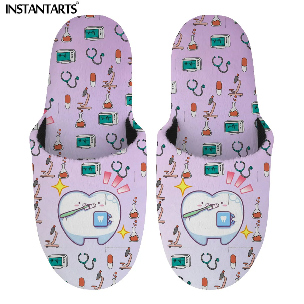 INSTANTARTS Kawaii Cartoon Teeth Brushing Teeth Slippers for women Warm Slip On Slippers Comfy Plush Lined House Shoes Indoor
INSTANTARTS Kawaii Cartoon Teeth Brushing Teeth Slippers for women Warm Slip On Slippers Comfy Plush Lined House Shoes Indoor