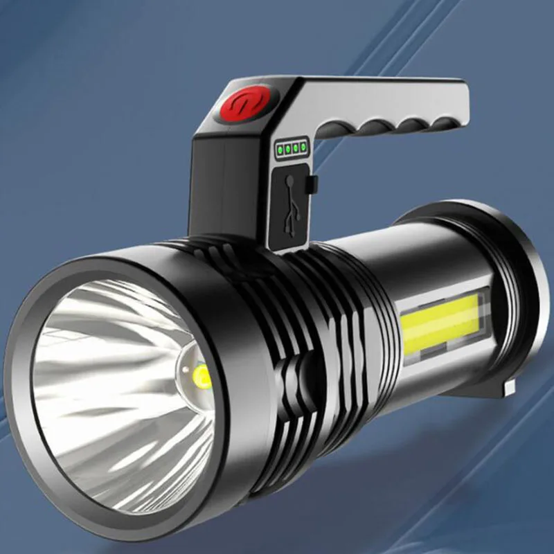 portable Led flash light hand flashlight searchlight night lamp torchses powerful long range USB recharge floodlight Hunting a1
portable Led flash light hand flashlight searchlight night lamp torchses powerful long range USB recharge floodlight Hunting a1