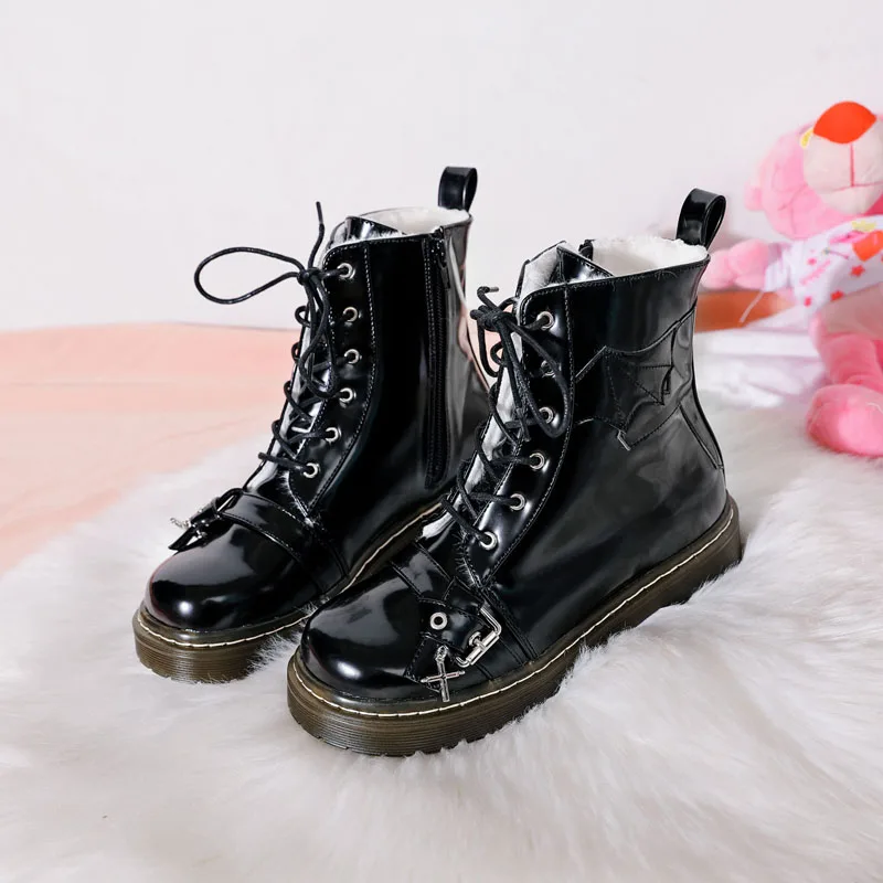Womens BowKnot Cross Decor Ankle Boots Shoes Lace Up Lolita Sweet Mary Janes Black Brown Punk Gothic New 2022
Womens BowKnot Cross Decor Ankle Boots Shoes Lace Up Lolita Sweet Mary Janes Black Brown Punk Gothic New 2022