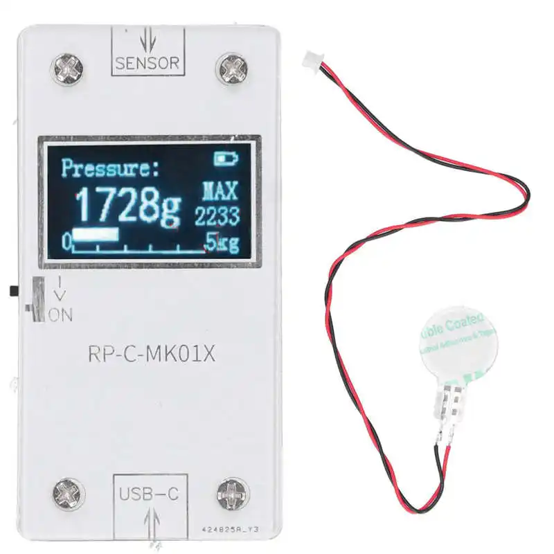 Pressure Sensors Display Module Ultra-Thin Flexible Film DIY Kit RP C MK01 TO 1 3.3V~4.2V Force Sensor Modular Contactor
Pressure Sensors Display Module Ultra-Thin Flexible Film DIY Kit RP C MK01 TO 1 3.3V~4.2V Force Sensor Modular Contactor