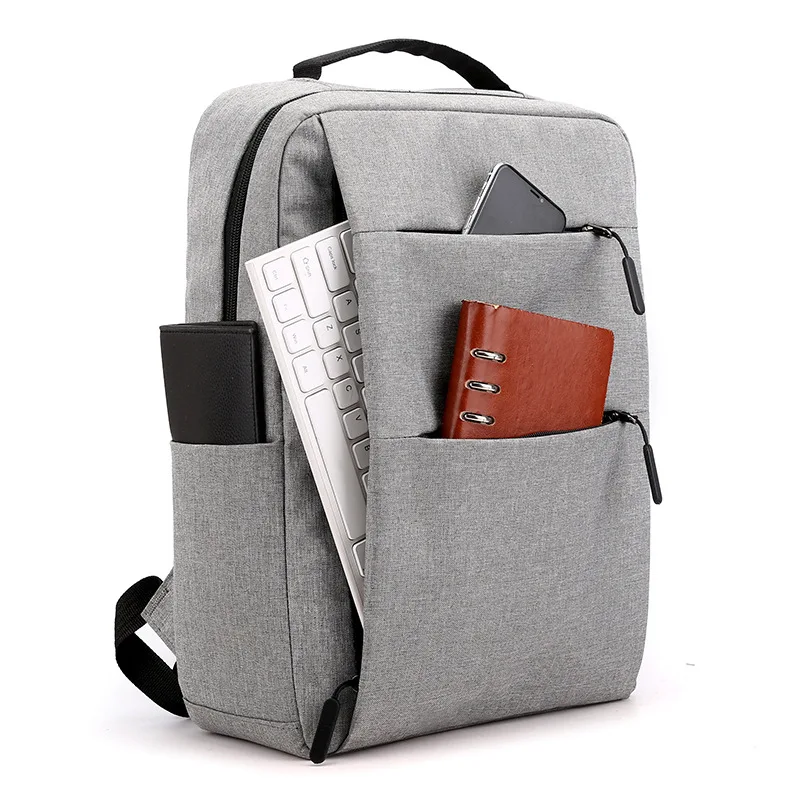 

15.6" Laptop Bag Women Men Nylon Bookbag Leisure Travel Causal Day Pack Mochila Notebook Computer Cover Backpack Rucksack USB