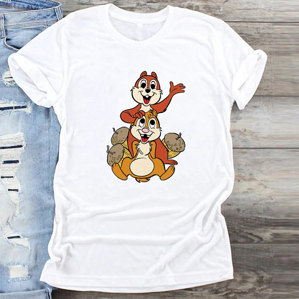 Disney Chip 'N Dale Rescue Rangers Logo T-Shirt T Shirt Women Harajuku Tee Streetwear Tshirt Female Kawaii Clothing Girls
Disney Chip 'N Dale Rescue Rangers Logo T-Shirt T Shirt Women Harajuku Tee Streetwear Tshirt Female Kawaii Clothing Girls