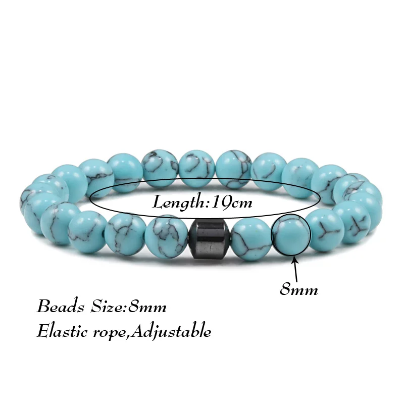 Charm Cylinder Hematite Bracelet Men Classic Black Lava Natural Stone Beads Stretch Bracelets Bangles Homme Yoga Jewelry Pulsera
Charm Cylinder Hematite Bracelet Men Classic Black Lava Natural Stone Beads Stretch Bracelets Bangles Homme Yoga Jewelry Pulsera