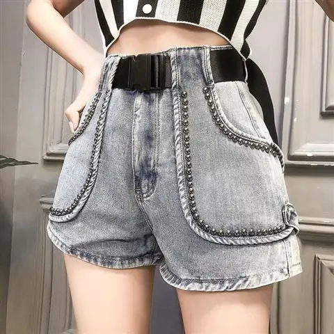 LIBERJOG Women Denim Shorts Summer High Waist Female Slim Wide Leg Short Jeans Plus Size Blue Black
LIBERJOG Women Denim Shorts Summer High Waist Female Slim Wide Leg Short Jeans Plus Size Blue Black