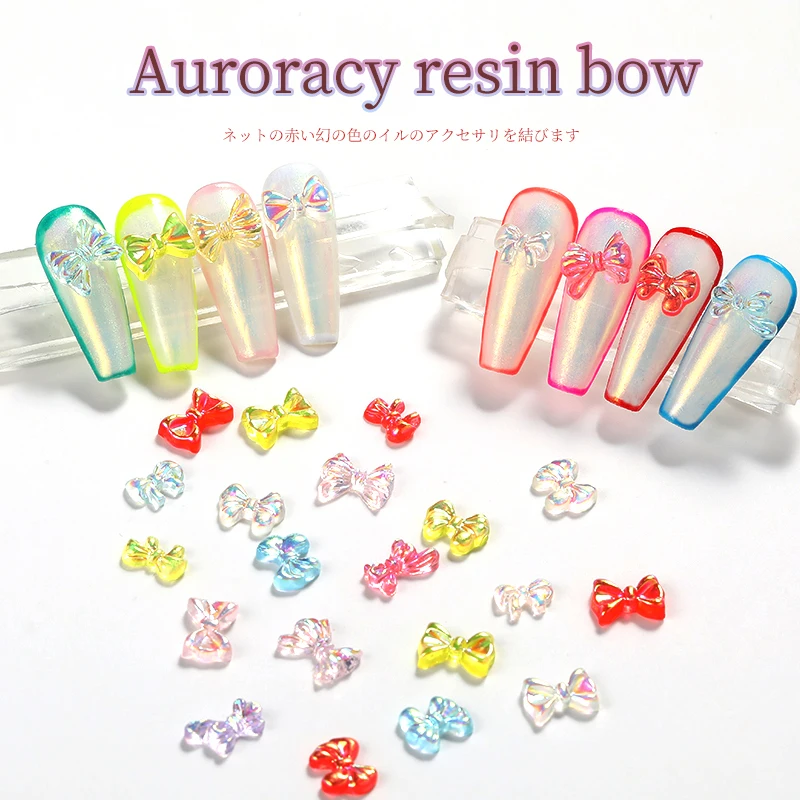 Nail Art 5-piece Aurora Symphony Butterfly Bow Tie Shape Resin Acrylic DIY Nail Art Decoration Design Creative Accessories Hot
Nail Art 5-piece Aurora Symphony Butterfly Bow Tie Shape Resin Acrylic DIY Nail Art Decoration Design Creative Accessories Hot