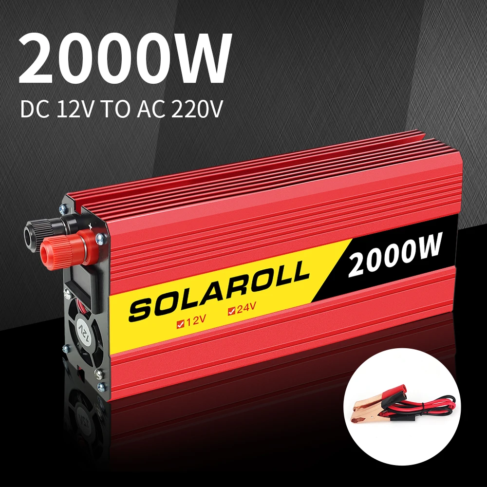 inverter DC 12v/24v To AC 220V 2000W/2600W/3000W/4000W/5000W LCD Display Power Inverter Converter Adapter
inverter DC 12v/24v To AC 220V 2000W/2600W/3000W/4000W/5000W LCD Display Power Inverter Converter Adapter