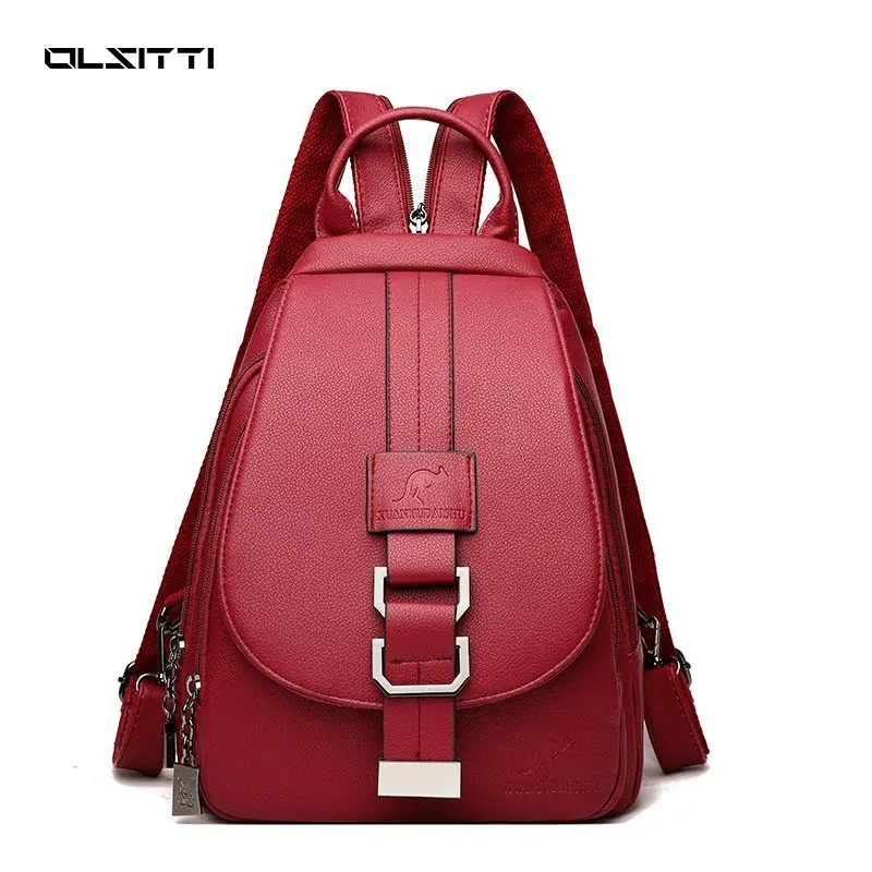 Vintage Casual Genuine Leather Women's Backpacks for Women 2021 New Designer High Quality Leisure School Travel Bag Mochila
Vintage Casual Genuine Leather Women's Backpacks for Women 2021 New Designer High Quality Leisure School Travel Bag Mochila