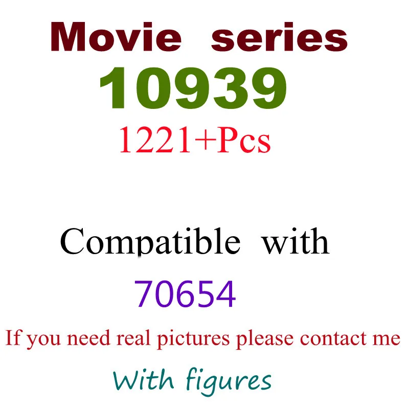 1221Pcs 10939 Building Block Toy Hero Series 70654 Assembled Building Block Children's Toy Gifts
1221Pcs 10939 Building Block Toy Hero Series 70654 Assembled Building Block Children's Toy Gifts