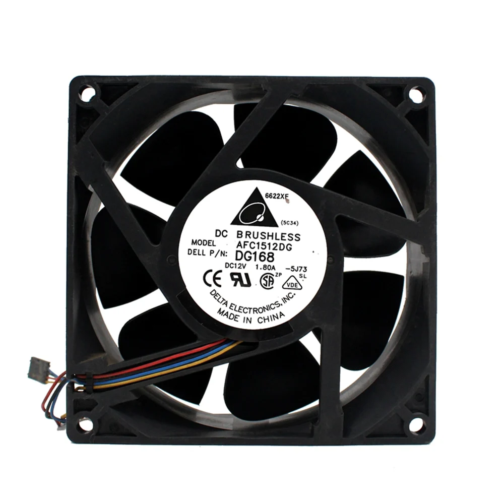 Для Delta 15050 AC/DC 12V 1.80A AFC1512DG DG168 15 см объем ветра вентилятор охлаждения 150X150X50mm
Для Delta 15050 AC/DC 12V 1.80A AFC1512DG DG168 15 см объем ветра вентилятор охлаждения 150X150X50mm