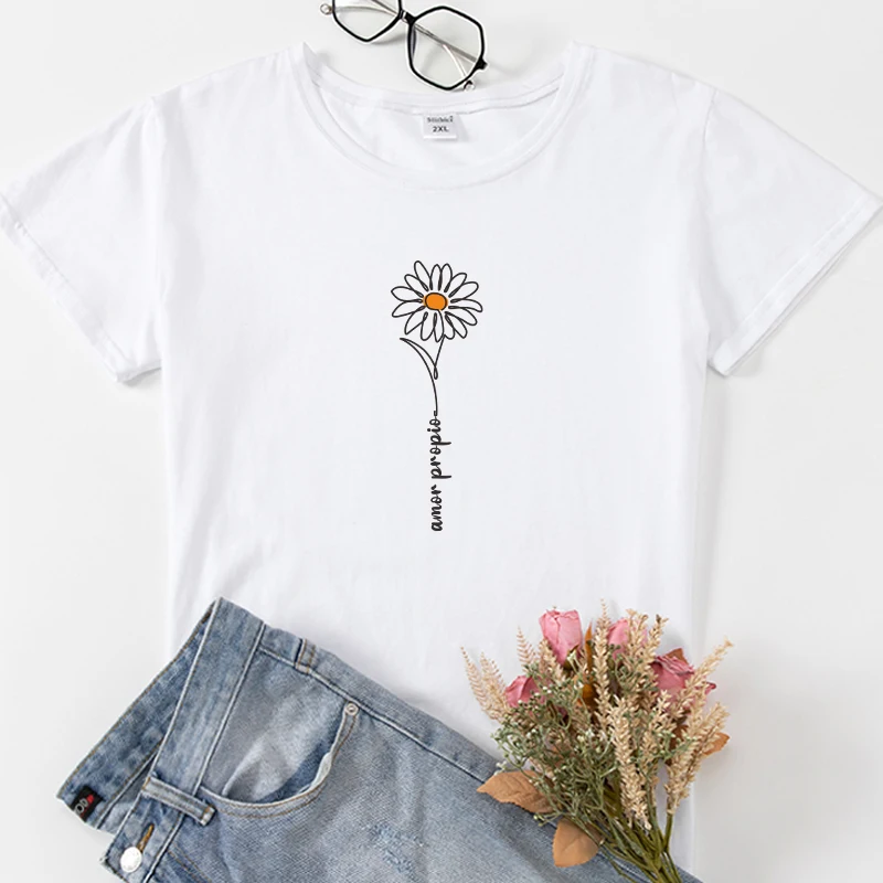 camiseta de mujer Flower Print Spanish phrase T-shirts Women short sleeve clothes tops Summer cotton lady shirt tees white
camiseta de mujer Flower Print Spanish phrase T-shirts Women short sleeve clothes tops Summer cotton lady shirt tees white