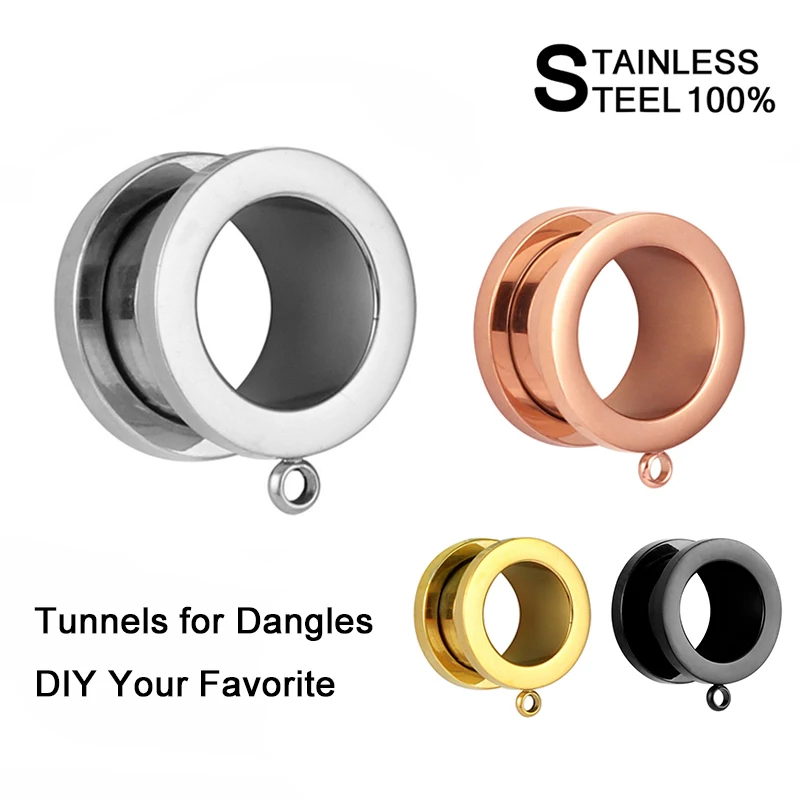 10pcs/lot Stainless Steel Ear Plugs Body Piercing Screw Tunnels Stretchers Fashion Jewelry Earrings Expander For Gift
10pcs/lot Stainless Steel Ear Plugs Body Piercing Screw Tunnels Stretchers Fashion Jewelry Earrings Expander For Gift