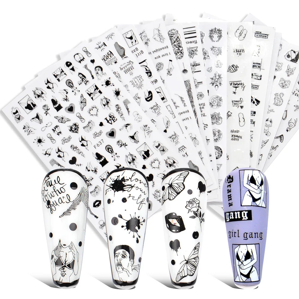2021 New 3D Nail Sticker Cool English Letter stickers for nail Foil Love Heart Design Nails Accessories Fashion Manicure Sticker
2021 New 3D Nail Sticker Cool English Letter stickers for nail Foil Love Heart Design Nails Accessories Fashion Manicure Sticker