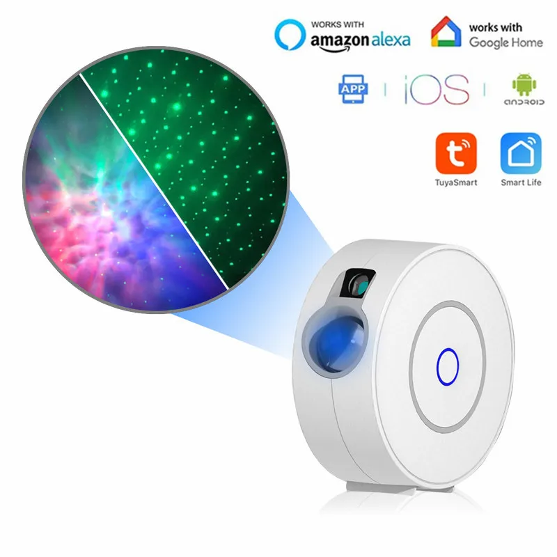 Беспроводной лазерный проектор Tuya Smart Star, Wi-Fi, проектор звездного неба, умный дом, ночсветильник, светодиодное управление через приложение, д...
Беспроводной лазерный проектор Tuya Smart Star, Wi-Fi, проектор звездного неба, умный дом, ночсветильник, светодиодное управление через приложение, д...