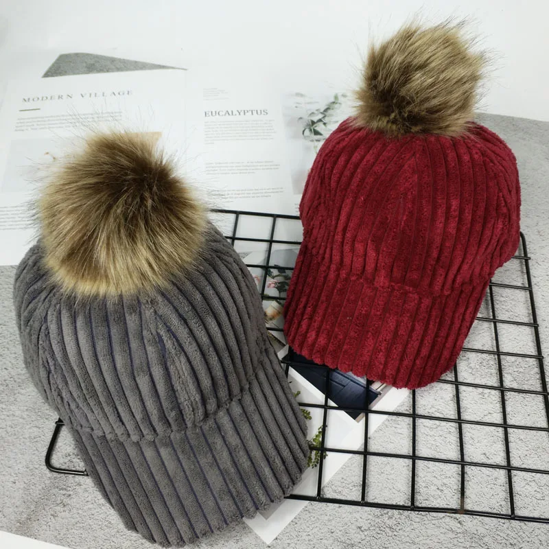 New New Fashion Female Autumn Winter Hat Corduroy Hair Ball Adjustable Casual Elegant Simple Comfortable Hat Accessaries
New New Fashion Female Autumn Winter Hat Corduroy Hair Ball Adjustable Casual Elegant Simple Comfortable Hat Accessaries