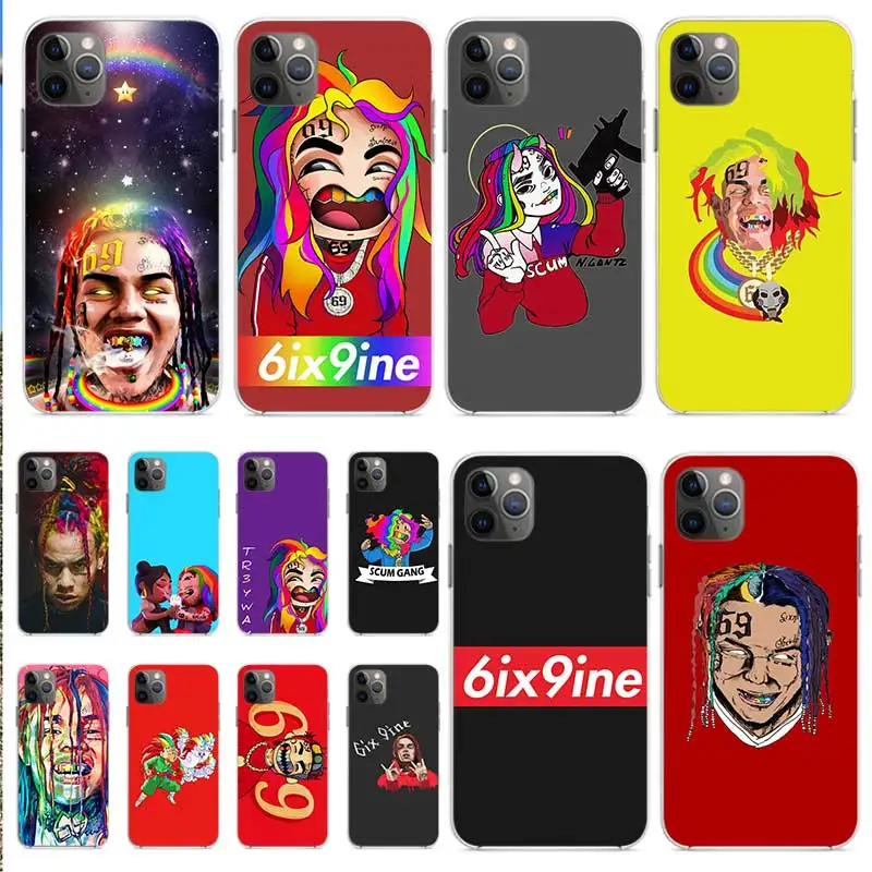 For iphone 5 11 6 XR 8 7 Soft TPU Cover iphone XSmax 5S 6S 6 plus 11pro max XS Transparent 6ix9ine Hip Hop Phone Case Shell Hull
For iphone 5 11 6 XR 8 7 Soft TPU Cover iphone XSmax 5S 6S 6 plus 11pro max XS Transparent 6ix9ine Hip Hop Phone Case Shell Hull