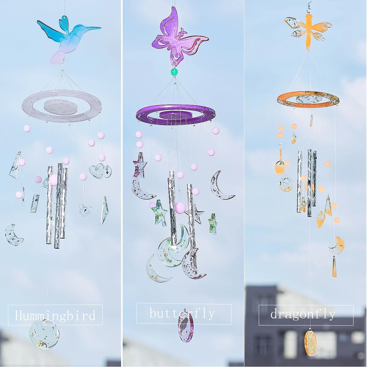 Epoxy Resin Silicone Mold DIY Wind Chime Material Kit Hummingbird Sun Moon Butterfly Dragonfly Fairy Dream Jewelry Epoxy Mold
Epoxy Resin Silicone Mold DIY Wind Chime Material Kit Hummingbird Sun Moon Butterfly Dragonfly Fairy Dream Jewelry Epoxy Mold