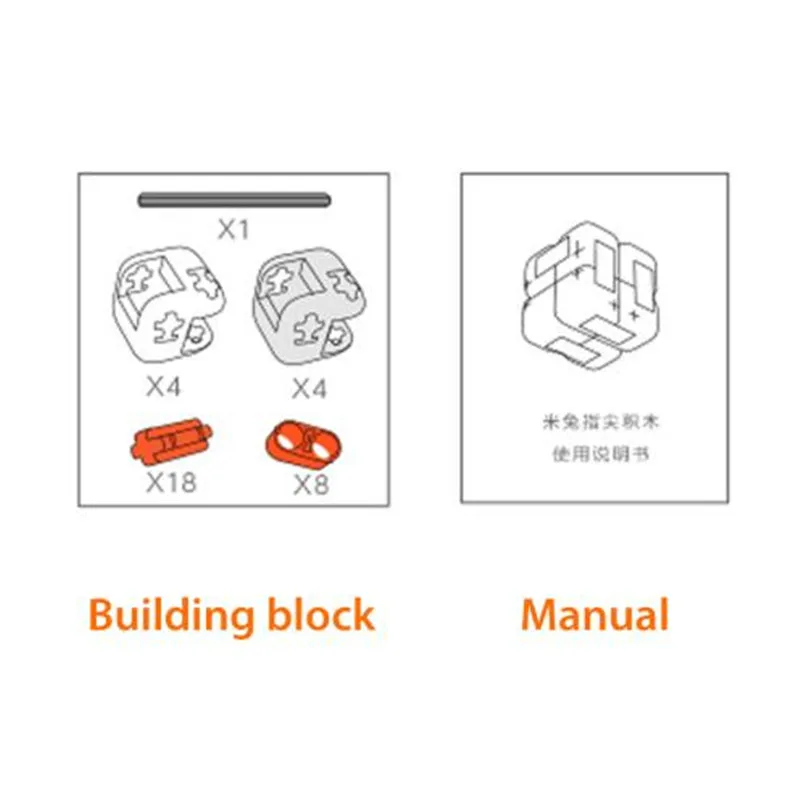 Original Xiaomi Mitu Cube Spinner Finger Bricks Building Blocks Finger Fidget Portable Intelligence Toys Gift for Kids Children
Original Xiaomi Mitu Cube Spinner Finger Bricks Building Blocks Finger Fidget Portable Intelligence Toys Gift for Kids Children