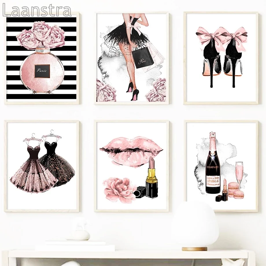 Diamond Painting Girl Perfume Flower Lipstick High Heels Wall Art Nordic Poster Rhinestone Embroidery Mosaic Picture for Fashion 
Diamond Painting Girl Perfume Flower Lipstick High Heels Wall Art Nordic Poster Rhinestone Embroidery Mosaic Picture for Fashion