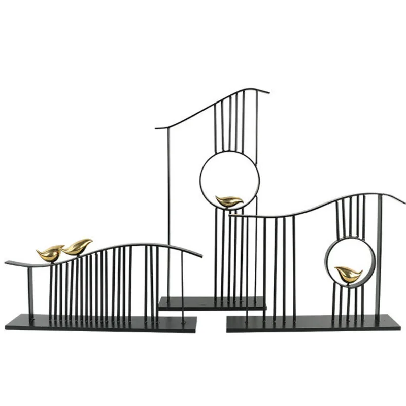 New Chinese style porch home art creative decoration home decoration soft decoration Zen TV living room iron metal products
New Chinese style porch home art creative decoration home decoration soft decoration Zen TV living room iron metal products