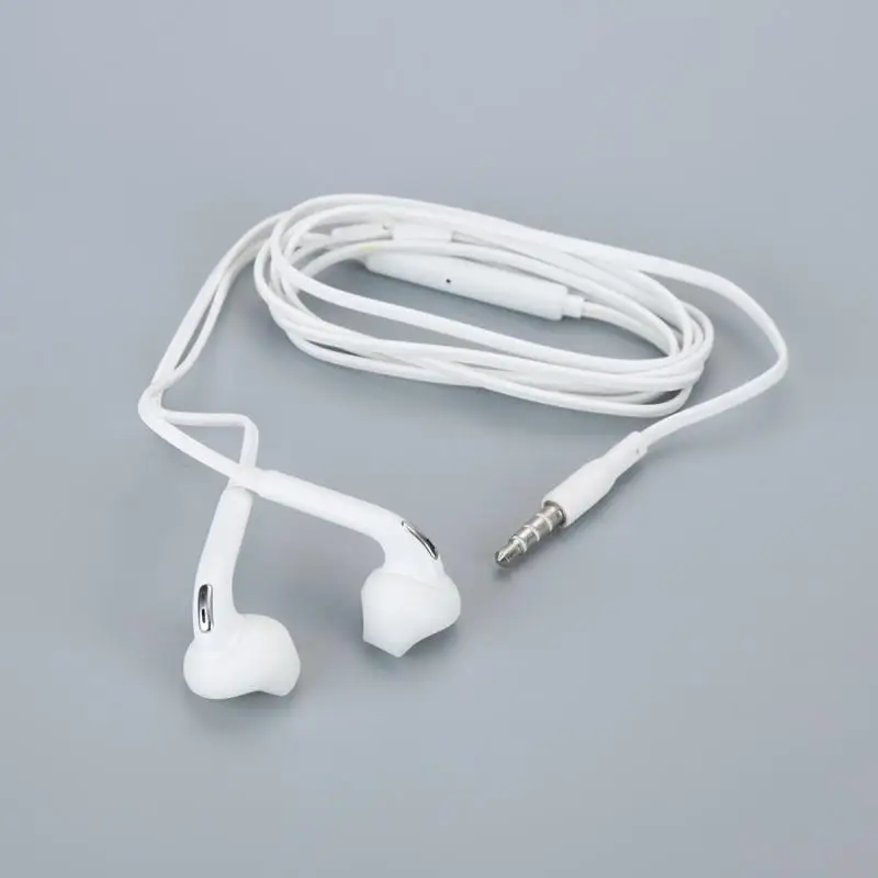 20pcs/lot 3.5mm In-Ear Wired Earphone Stereo Music Headphones Sport Running Headset with Mic Volume Control For Samsung Xiaomi