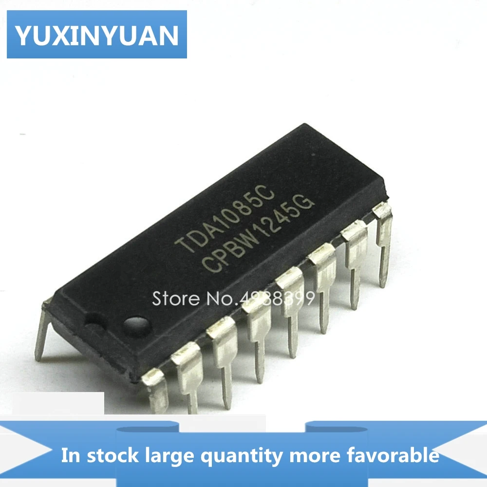 YUXINYUAN 10 шт./лот TDA1085C TDA1085 TDA 1085C DIP16 в наличии | Электронные компоненты и
