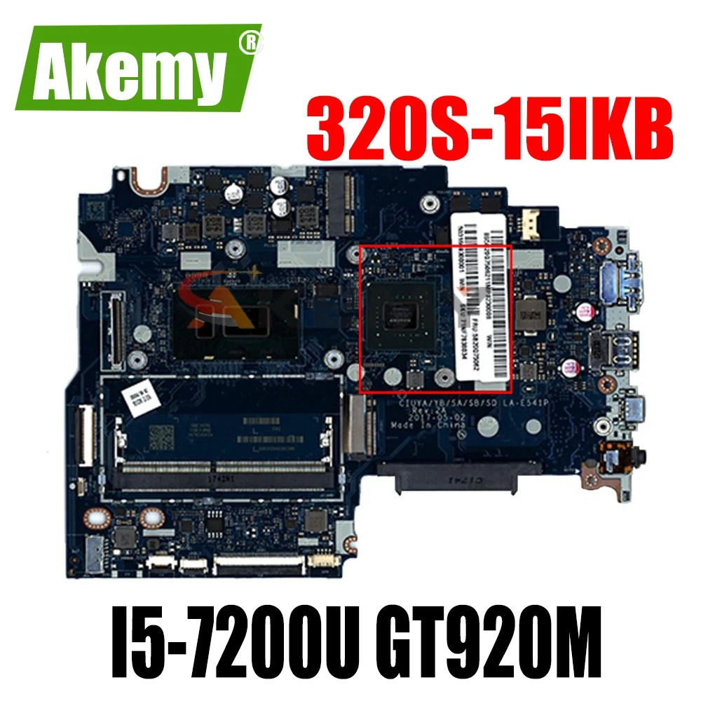 LA-E541P материнская плата для ноутбука Lenovo 320S-15IKB FLEX5-1570 оригинальная материнская плата I5-7200U GT920M
LA-E541P материнская плата для ноутбука Lenovo 320S-15IKB FLEX5-1570 оригинальная материнская плата I5-7200U GT920M