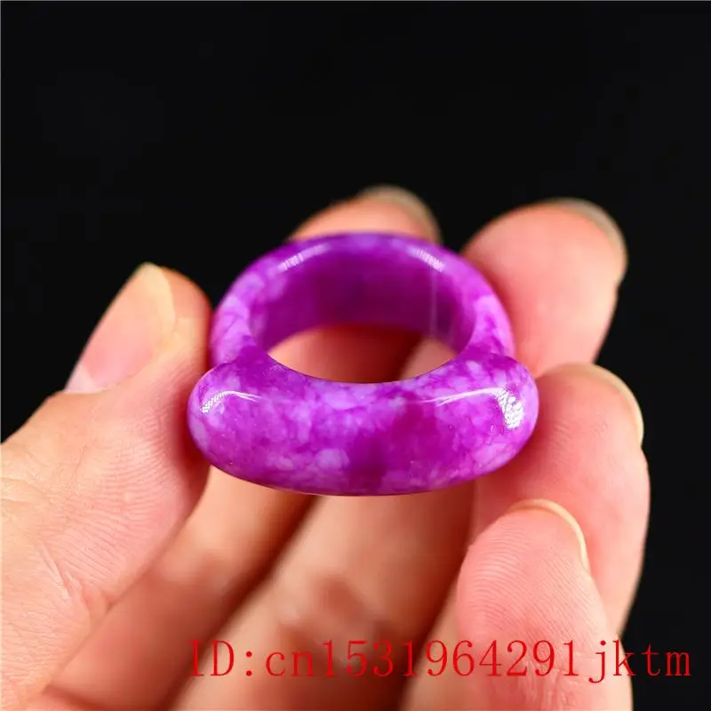 Purple Jade Stone Ring Charm Jewelry Amulet Fashion Carved Crafts Natural Gifts Chinese Jadeite
Purple Jade Stone Ring Charm Jewelry Amulet Fashion Carved Crafts Natural Gifts Chinese Jadeite