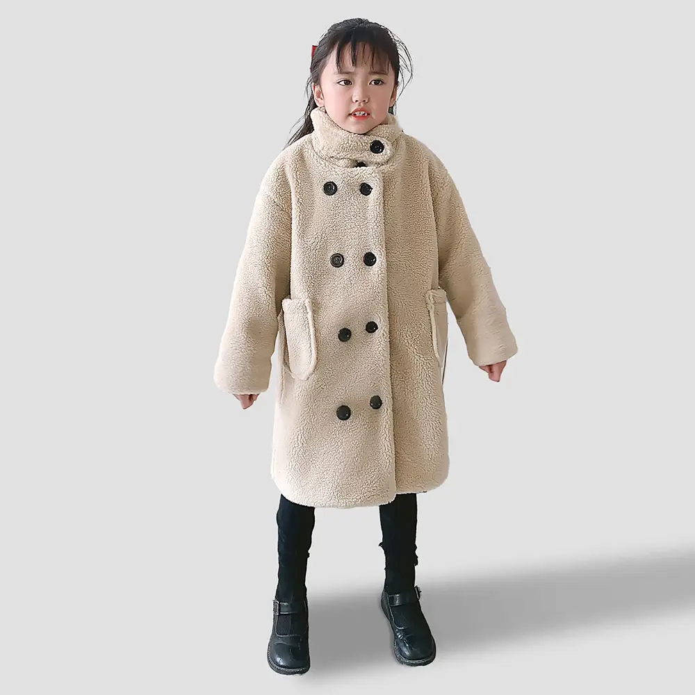 Girls Fur Coat Windproof Jacket Lamb Wool Coat Turndown Collar Outwear Kids Children Fleece Outerwear Clothes
Girls Fur Coat Windproof Jacket Lamb Wool Coat Turndown Collar Outwear Kids Children Fleece Outerwear Clothes