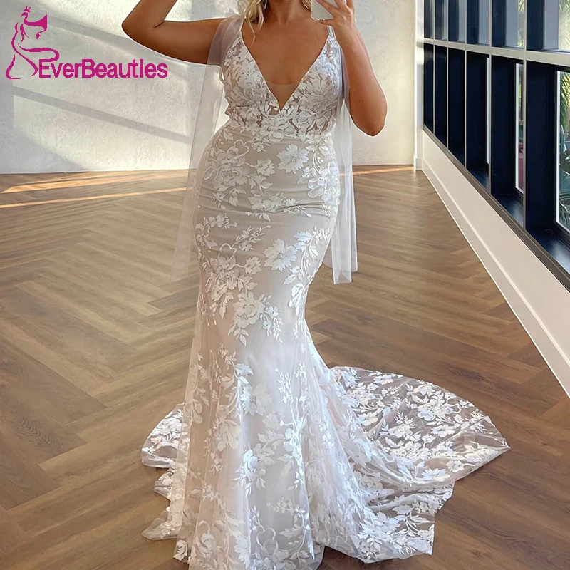 Lace Mermaid Wedding Dresses for Women 2021 Vestidos De Novia Beach Bride Gown Bohemian Vestidos Elegantes Para Mujer
Lace Mermaid Wedding Dresses for Women 2021 Vestidos De Novia Beach Bride Gown Bohemian Vestidos Elegantes Para Mujer
