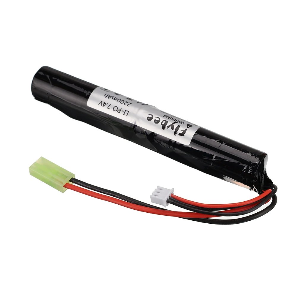18650 Airsoft gun battery Lipo Power Battery 7.4V 2200MAH for AKKU Mini toys Gun water 7.4 V 2S model parts | Игрушки и хобби