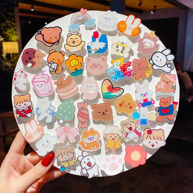 15/20 Pcs Acrylic Cute Pins Cartoon Kawaii Brooch Women DIY Clothing Bags Jacket Hat Student Stationery Box School Uniform Decor
15/20 Pcs Acrylic Cute Pins Cartoon Kawaii Brooch Women DIY Clothing Bags Jacket Hat Student Stationery Box School Uniform Decor
