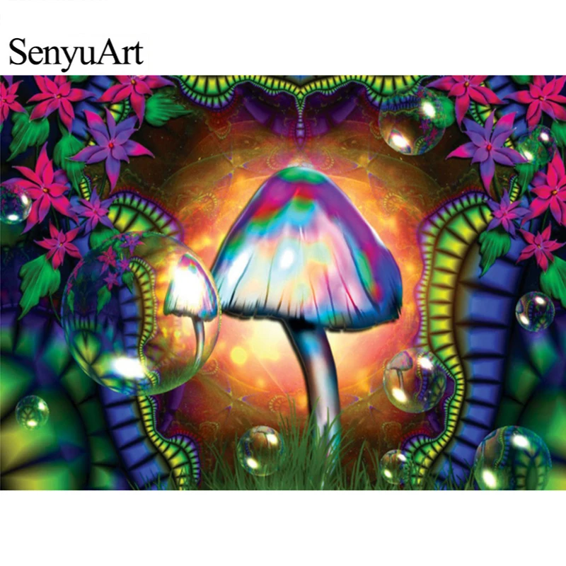 SenyuArt 5d Diy Diamond Painting Set Psychedelic Mushroom Rhinestone Embroidery Mosaic Accessories Full Square Round Diamond Art
SenyuArt 5d Diy Diamond Painting Set Psychedelic Mushroom Rhinestone Embroidery Mosaic Accessories Full Square Round Diamond Art