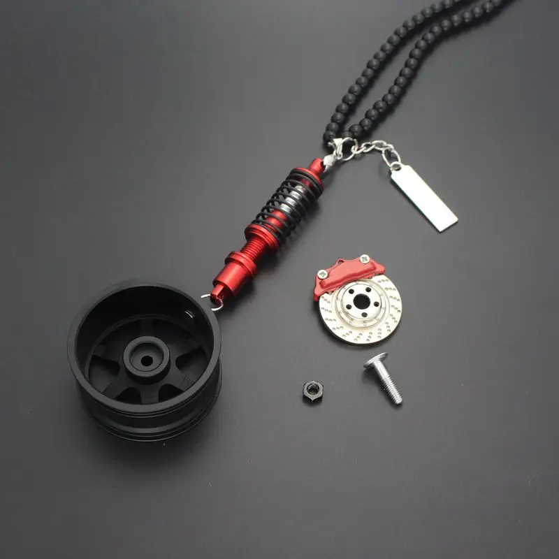 Car Styling Rearview Mirror Pendants Ornaments Aluminum Alloy Wheel Hub Rubber Tire Interior Hanging Key Chain For Rearview Car
Car Styling Rearview Mirror Pendants Ornaments Aluminum Alloy Wheel Hub Rubber Tire Interior Hanging Key Chain For Rearview Car