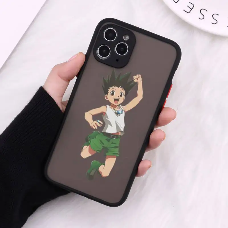 Anime Hunter Hunters Phone Cases matte transparent For black iPhone 7 8 x xs xr 11 12 pro plus max mini Clear Funda
Anime Hunter Hunters Phone Cases matte transparent For black iPhone 7 8 x xs xr 11 12 pro plus max mini Clear Funda
