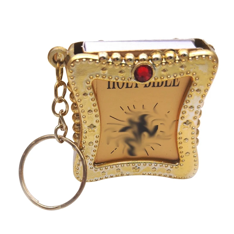 Miniature Cross Holy Bibles Pendant Mini Religious Christian English Keychain Keyring for Home Catholicism Church Decor
Miniature Cross Holy Bibles Pendant Mini Religious Christian English Keychain Keyring for Home Catholicism Church Decor