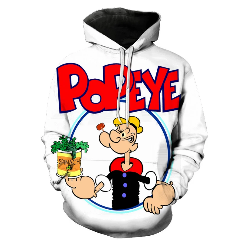 Large size hip-hop anime Popeye 3d printing couple hoodie autumn and winter new fashion all-match men's hoodie
Large size hip-hop anime Popeye 3d printing couple hoodie autumn and winter new fashion all-match men's hoodie