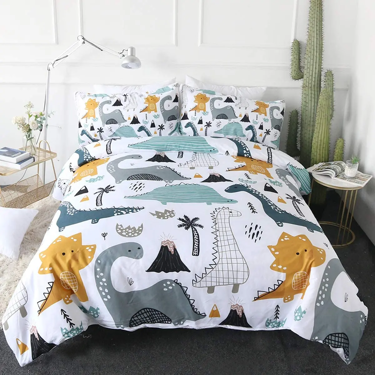 Dinosaur Print Bedding for Twin Size Bed Boys Cute Ancient Animal Duvet Cover Hand Drawn Dino
Dinosaur Print Bedding for Twin Size Bed Boys Cute Ancient Animal Duvet Cover Hand Drawn Dino