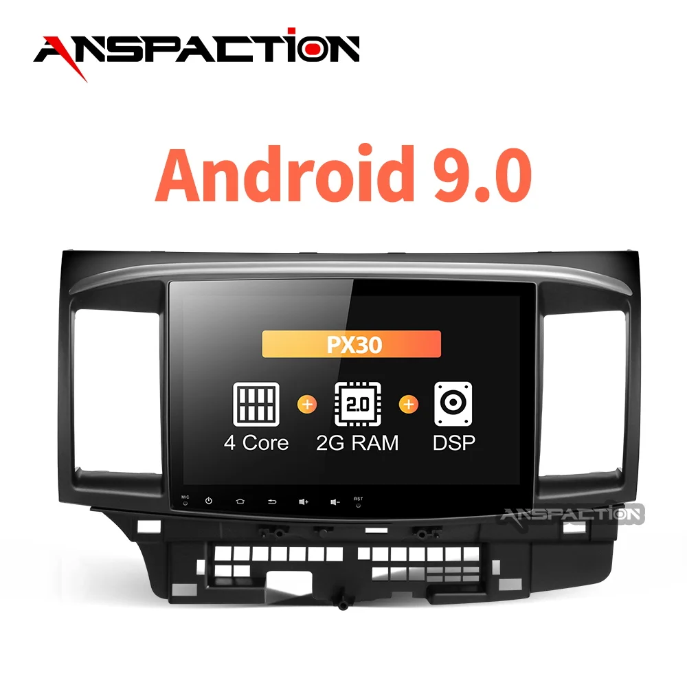 PX30 Android 9 0 32G Автомобильный Радио DVD для MITSUBISHI LANCER 10 1 дюймов 2 DIN 3g/4G gps Видео плеер с