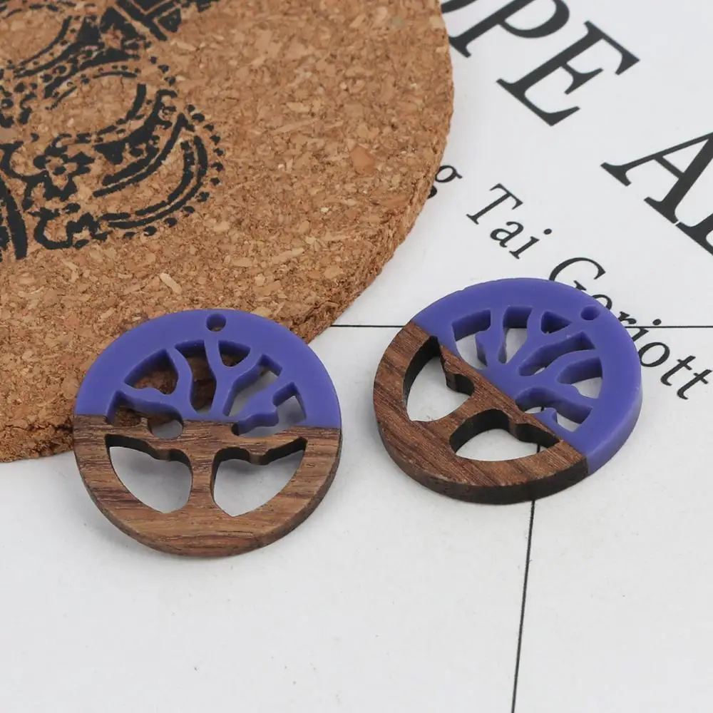 8Seasons Fashion Wooden Series Effect Resin Pendant Wood Charms Round Red Tree Jewelry DIY Findings Charms 28mm Dia, 2 PCs
8Seasons Fashion Wooden Series Effect Resin Pendant Wood Charms Round Red Tree Jewelry DIY Findings Charms 28mm Dia, 2 PCs