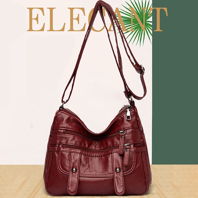 Women Shoulder Messenger Bag Handbags Fashion Solid Color Simple PU Leather Crossbody Totes Bags Clutch Bolso Mujer
Women Shoulder Messenger Bag Handbags Fashion Solid Color Simple PU Leather Crossbody Totes Bags Clutch Bolso Mujer
