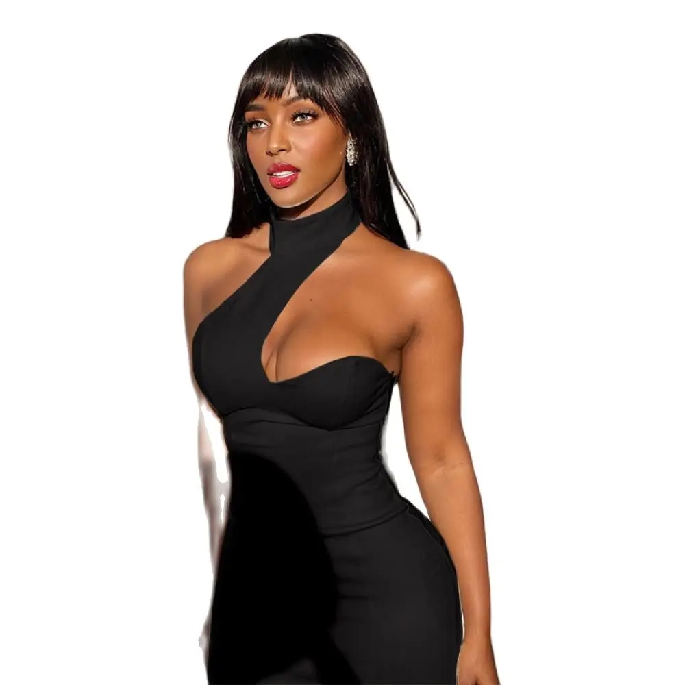 2021 Sexy Women Halter Party Evening Black Dress for Ladies Hollow Backless Summer Elegant Mini Dresses Hot Club Bodycon Dress
2021 Sexy Women Halter Party Evening Black Dress for Ladies Hollow Backless Summer Elegant Mini Dresses Hot Club Bodycon Dress