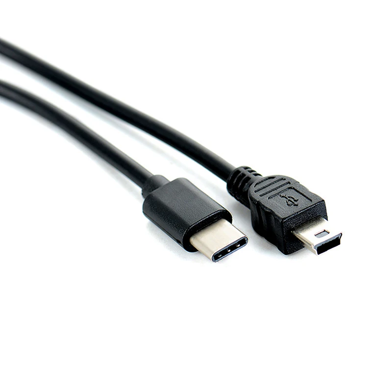 30 см USB Type C 3 1 папа-мини 5 Pin B штекер конвертер OTG адаптер свинцовый кабель для